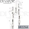 Bristan Lever Bridge Sink Mixer with 6 Inch Levers Tap Spares